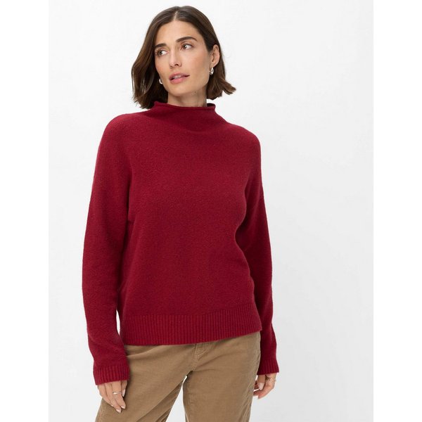 Brax Strickpullover Style LEA Pullover im hochwertigen Baumwolle-Wollmix