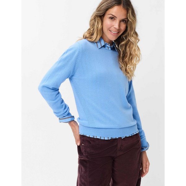 Brax Strickpullover Style LISA Merino Cashmere: Pullover im Wollmix