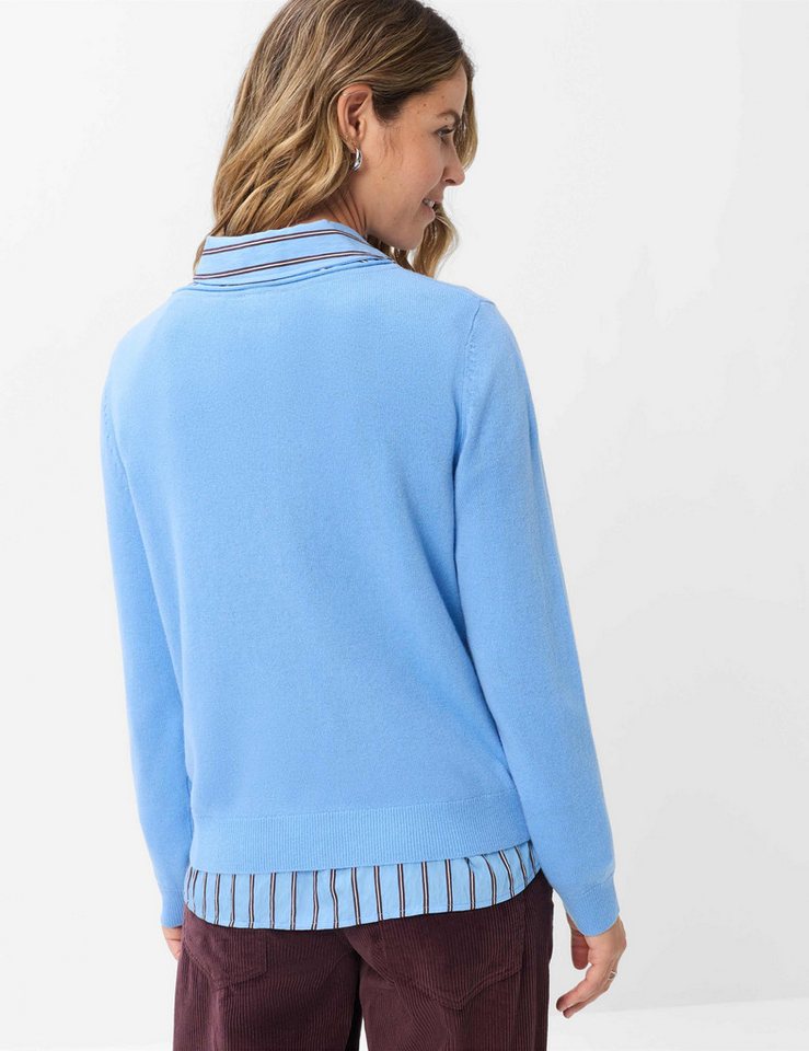 Brax Strickpullover Style LISA Merino Cashmere: Pullover im Wollmix – Bild 2 von 5
