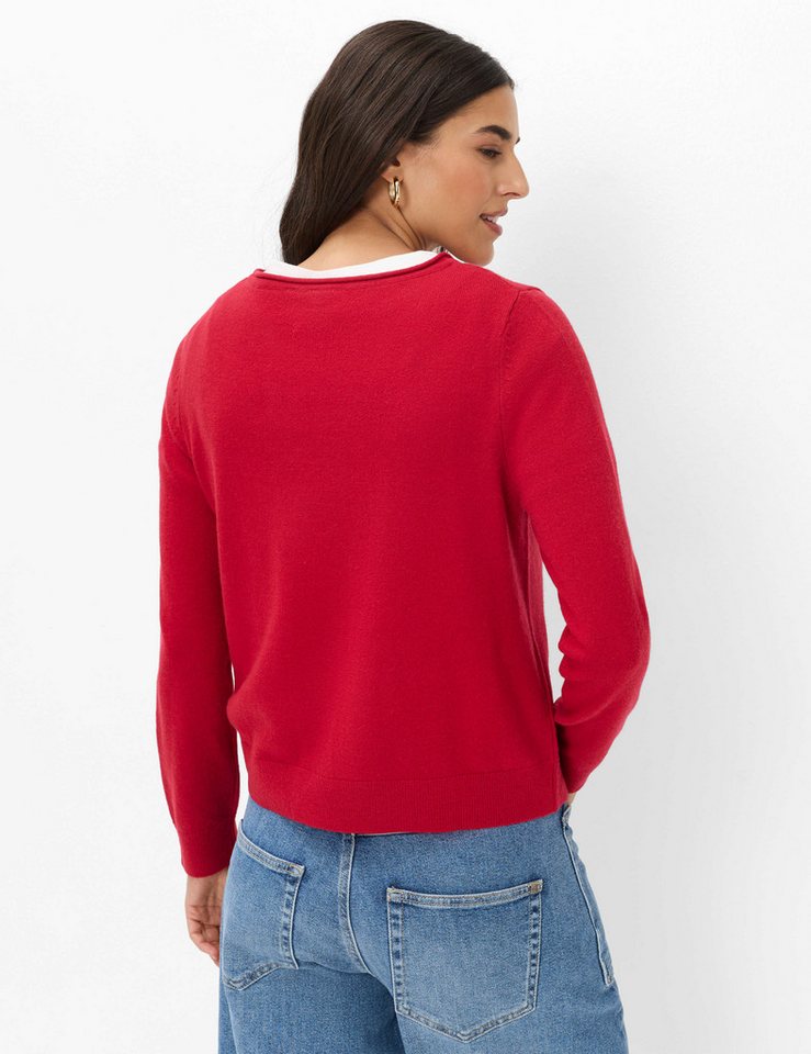 Brax Strickpullover Style LISA Merino Cashmere: Pullover im Wollmix – Bild 2 von 5