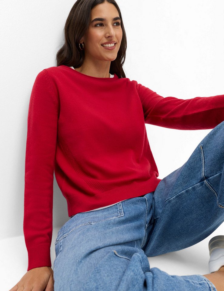 Brax Strickpullover Style LISA Merino Cashmere: Pullover im Wollmix – Bild 4 von 5