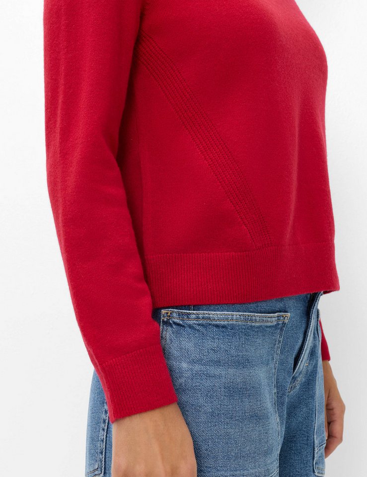 Brax Strickpullover Style LISA Merino Cashmere: Pullover im Wollmix – Bild 5 von 5