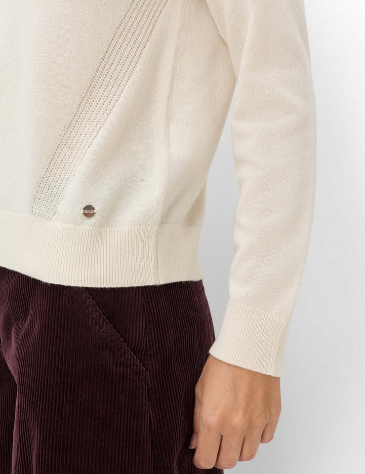 Brax Strickpullover Style LISA Merino Cashmere: Pullover im Wollmix – Bild 5 von 5