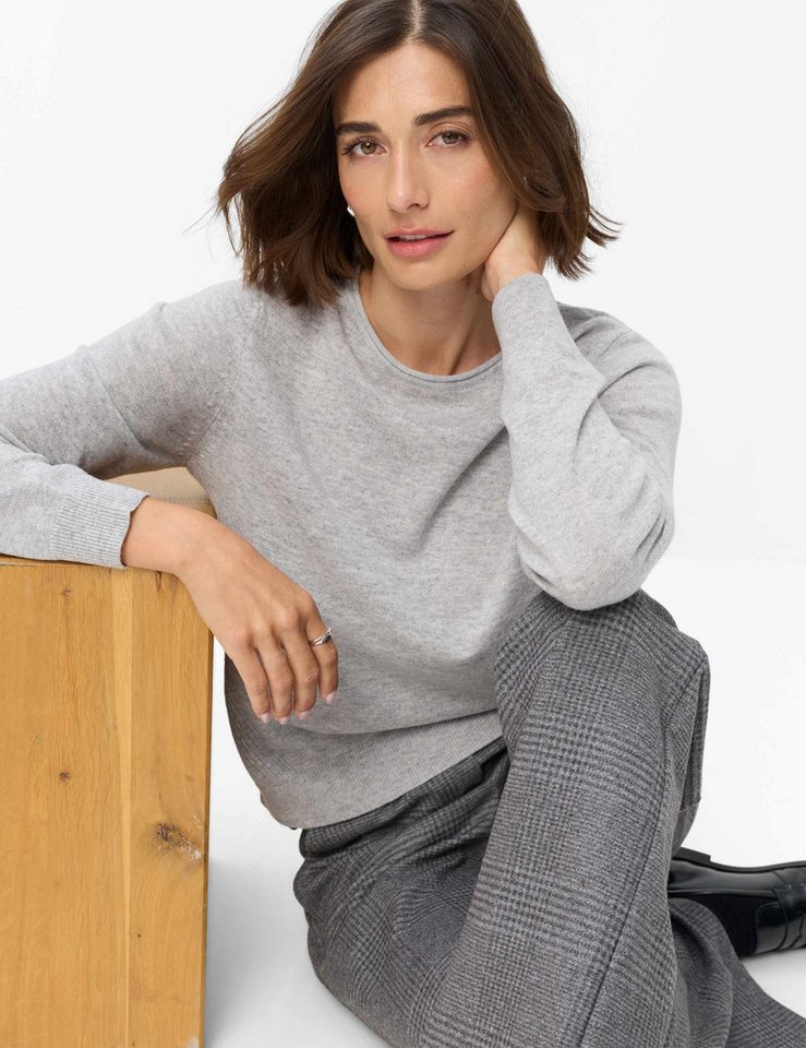 Brax Strickpullover Style LISA Merino Cashmere: Pullover im Wollmix – Bild 4 von 5