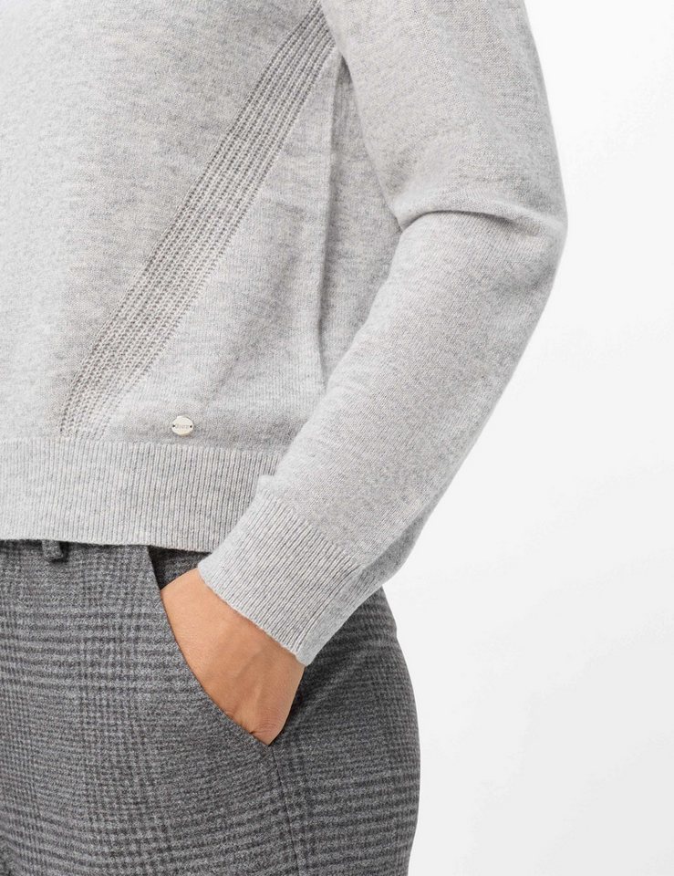Brax Strickpullover Style LISA Merino Cashmere: Pullover im Wollmix – Bild 5 von 5