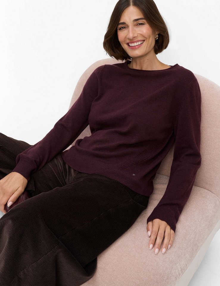 Brax Strickpullover Style LISA Merino Cashmere: Pullover im Wollmix – Bild 4 von 5