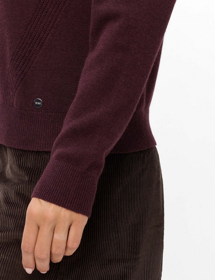Brax Strickpullover Style LISA Merino Cashmere: Pullover im Wollmix – Bild 5 von 5