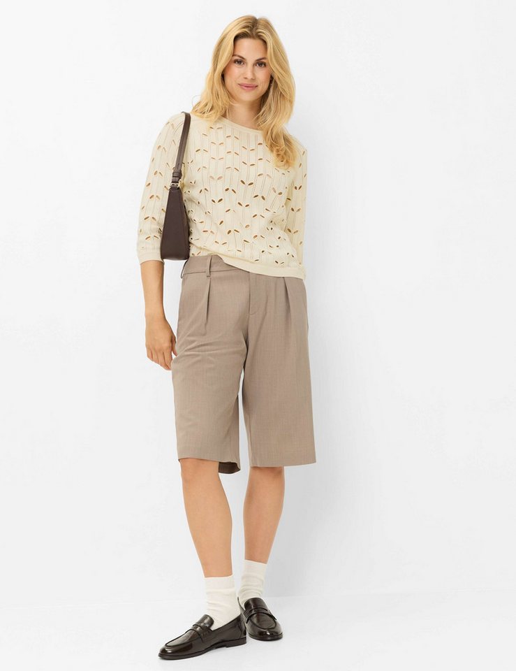 Brax Strickpullover Style NALA Ajour: Pullover aus reiner Baumwolle – Bild 3 von 5