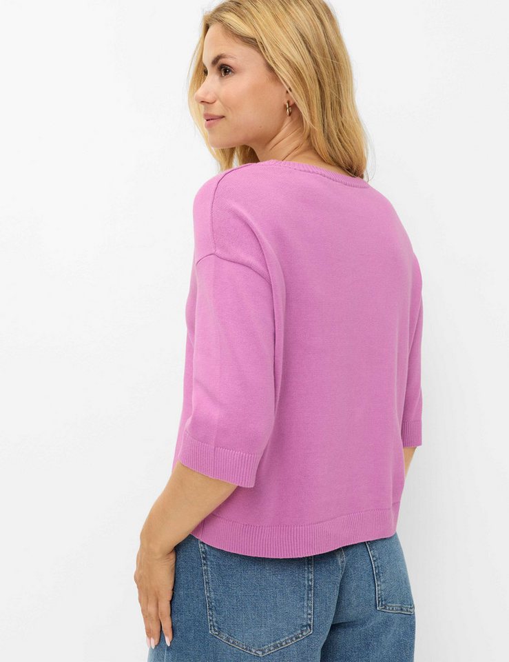 Brax Strickpullover Style NIA Ajours: Pullover aus reiner Baumwolle – Bild 2 von 5