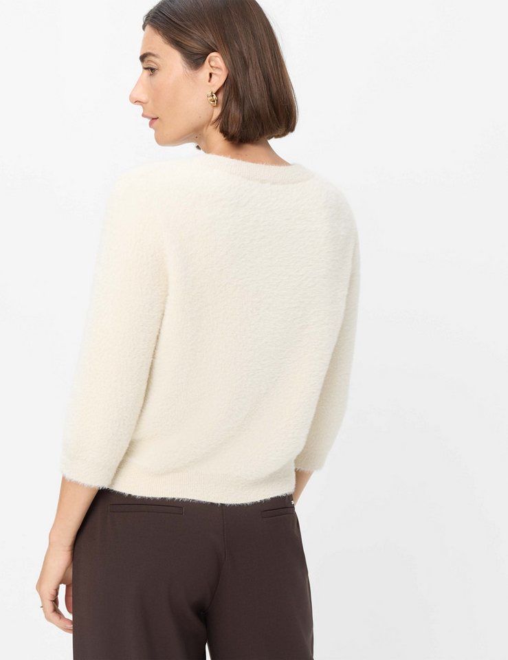 Brax Strickpullover Style NOEMI Feather Yarn: Pullover im Baumwollmix – Bild 2 von 5