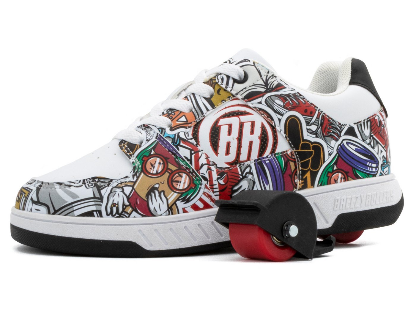 BREEZY ROLLERS Schuhe mit Rollen Rollschuhe Sneaker Heelys 2-in-1 Kinderschuhe Rollschuhe – Bild 2 von 5