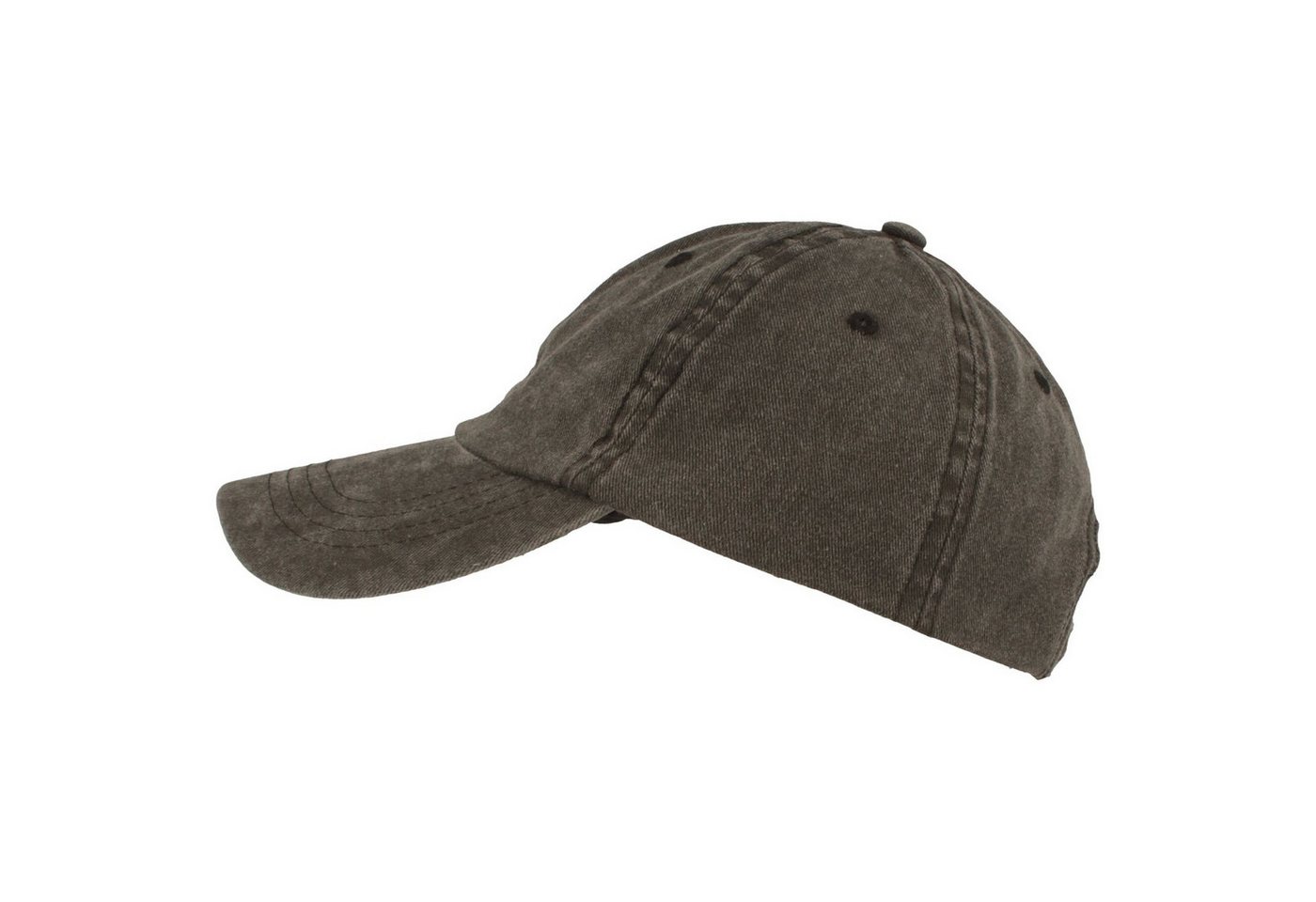 Breiter Baseball Cap Jeans-Stoff-Cap aus 100% Baumwolle – Bild 2 von 3