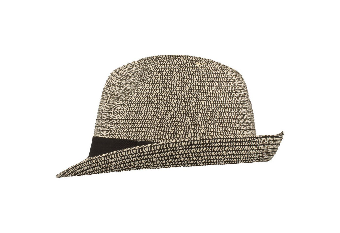 Breiter Strohhut knautschbarer Borten-Trilby – Bild 2 von 5