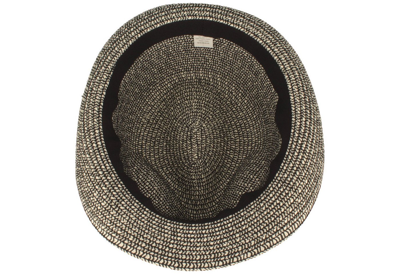 Breiter Strohhut knautschbarer Borten-Trilby – Bild 4 von 5