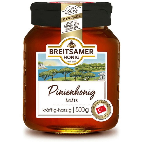 Breitsamer Honig Honig, Breitsamer Pinienhonig aus der Ägais 500g