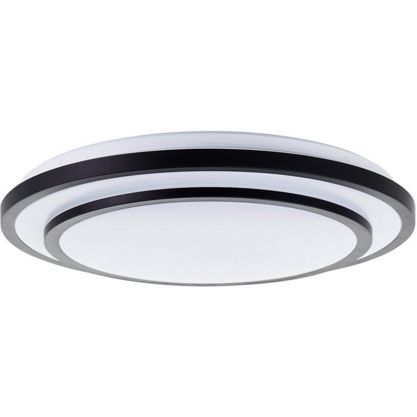 BreLight LED Wandleuchte Luciano, CCT - über Fernbedienung, Dimmfunktion, Nachtlichtfunktion, Timerfunktion, LED fest integriert, warmweiß - kaltweiß, D 50 cm, 