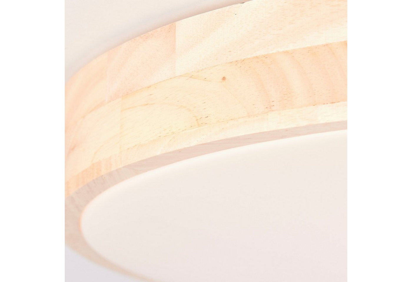 BreLight LED Wandleuchte Slimline, CCT - über Fernbedienung, Dimmfunktion, Nachtlichtfunktion, Timerfunktion, LED fest integriert, warmweiß - kaltweiß, D 50 cm, – Bild 5 von 5