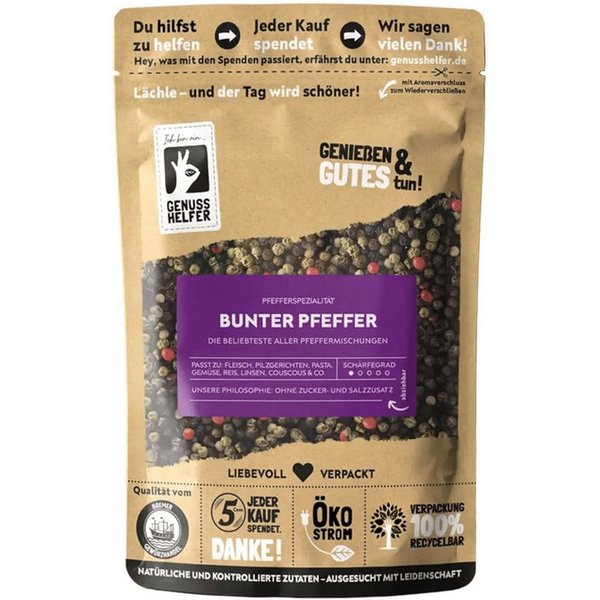 Bremer Gewürzhandel Gewürz Bunter Pfeffer, ganz, 150 g