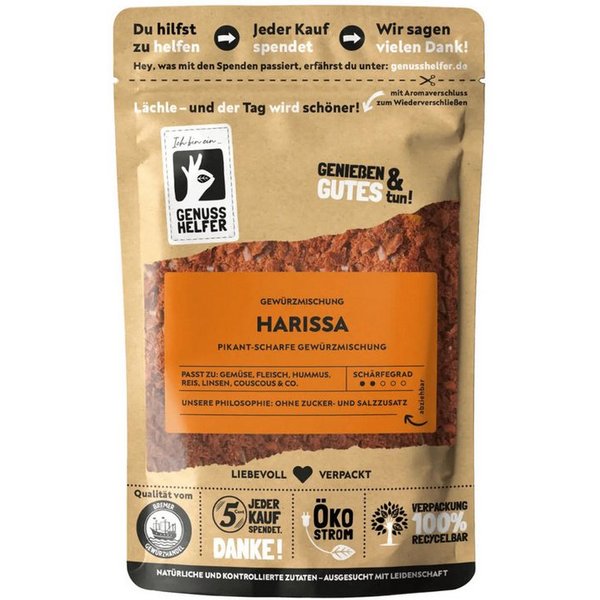 Bremer Gewürzhandel Gewürz Harissa, geschrotet, 100 g
