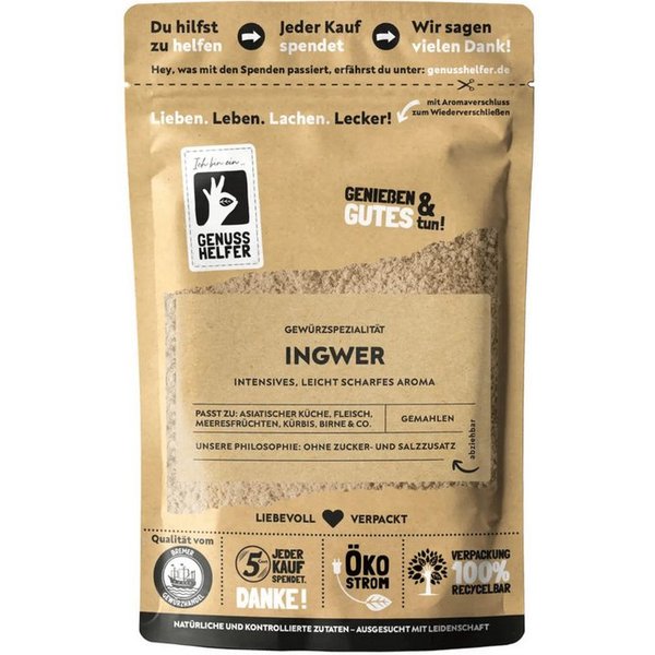 Bremer Gewürzhandel Gewürz Ingwer, gemahlen, 3er Pack, 150 g