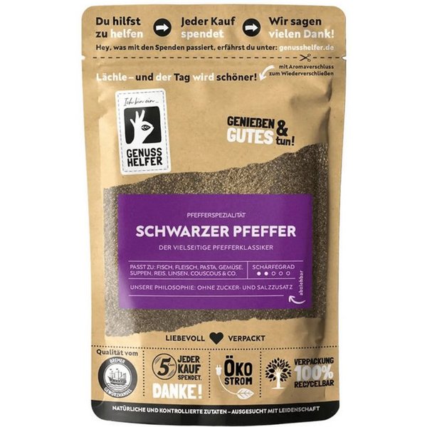Bremer Gewürzhandel Gewürz Pfeffer schwarz, gemahlen, 100 g