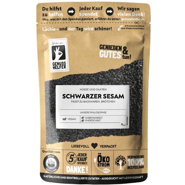Bremer Gewürzhandel Nüsse Sesam schwarz, 250 g