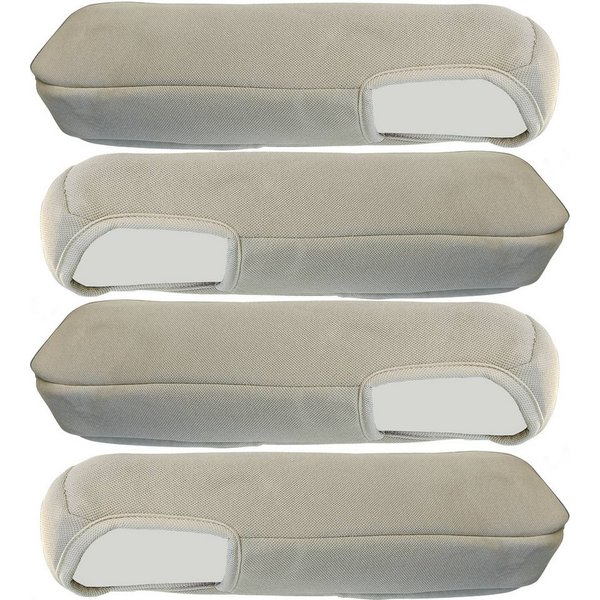 BREMER SITZBEZÜGE Autositzbezug Typ 1 Beige, Set, 4-tlg., Armlehnenbezüge für Fahrer und Beifahrer, in Beige