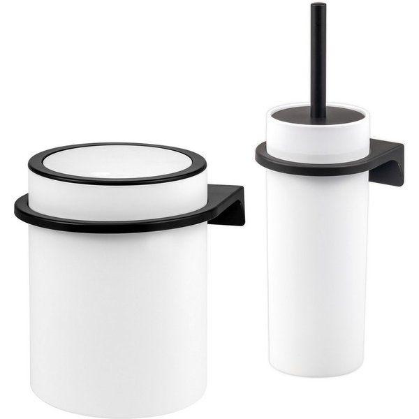 bremermann Badaccessoire-Set 2tlg. Bad-Set SAVONA Softtouch inkl. Wandhalterung, 2 tlg.