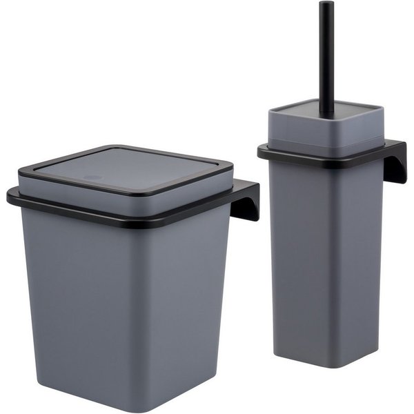 bremermann Badaccessoire-Set 2tlg. Bad-Set SAVONA Softtouch inkl. Wandhalterung, 2 tlg.