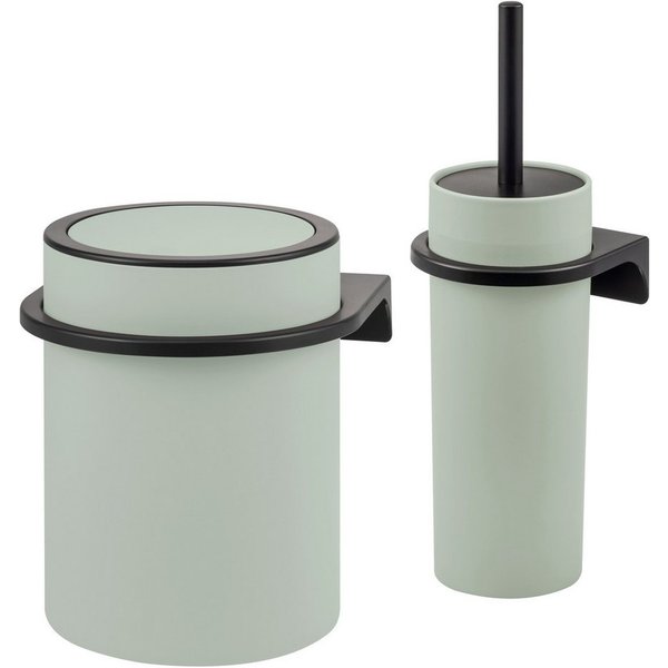 bremermann Badaccessoire-Set 2tlg. Bad-Set SAVONA Softtouch inkl. Wandhalterung, 2 tlg.