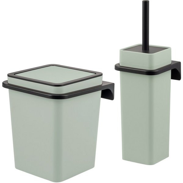 bremermann Badaccessoire-Set 2tlg. Bad-Set SAVONA Softtouch inkl. Wandhalterung, 2 tlg.