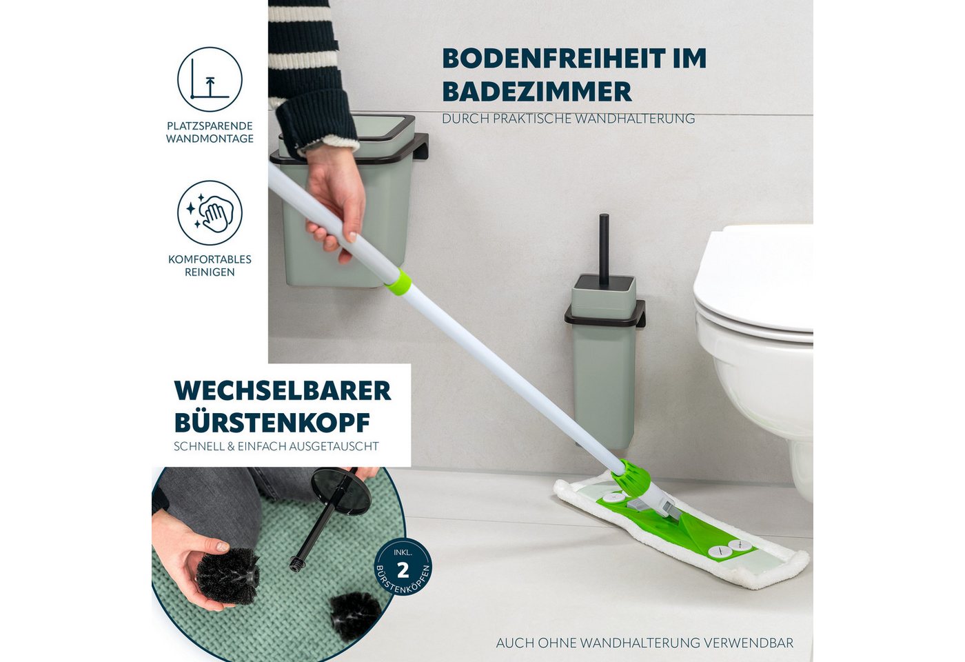bremermann Badaccessoire-Set SAVONA 4tlg. Soft-Touch – Bild 3 von 5