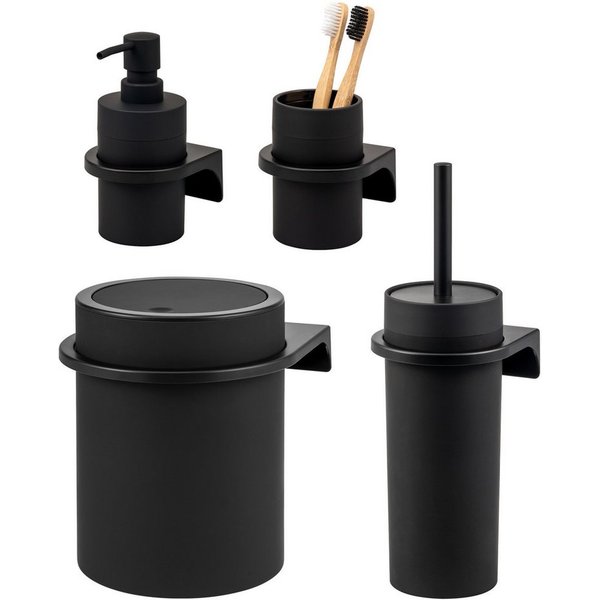 bremermann Badaccessoire-Set SAVONA 4tlg. Soft-Touch, 4 tlg.