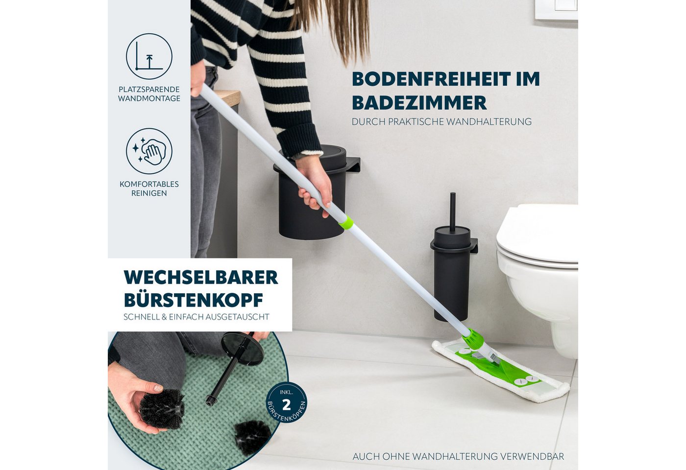 bremermann Badaccessoire-Set SAVONA 4tlg. Soft-Touch, 4 tlg. – Bild 3 von 5