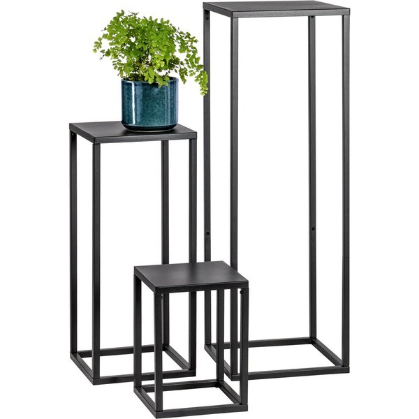 bremermann Blumenhocker 3er-Set, Metall-Blumenhocker, Blumensäule
