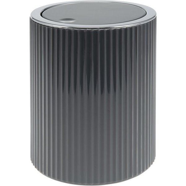 bremermann Kosmetikeimer Mini-Kosmetikeimer GAVELLO mit Schwingdeckel / mit Rillendekor, 1,5 L