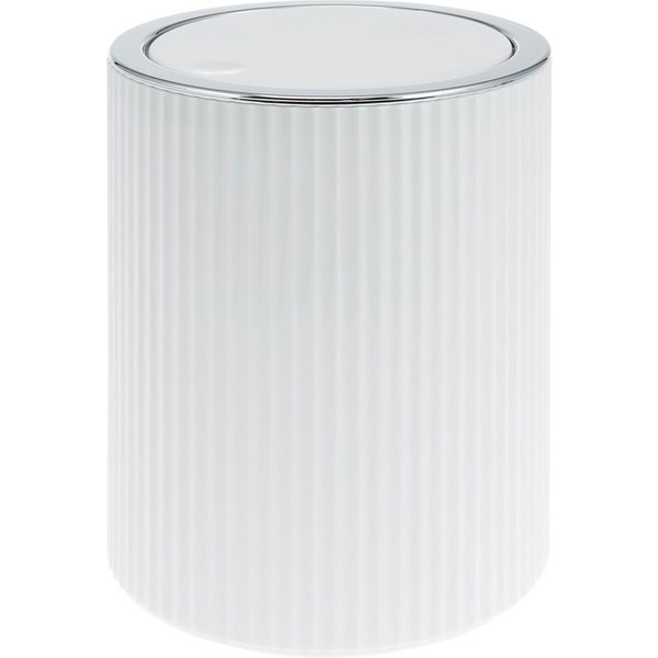 bremermann Kosmetikeimer Mini-Kosmetikeimer GAVELLO mit Schwingdeckel / mit Rillendekor, 1,5 L