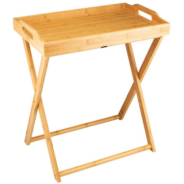 bremermann Tabletttisch aus Bambus, zusammenklappbar (1-St), zusammenklappbar