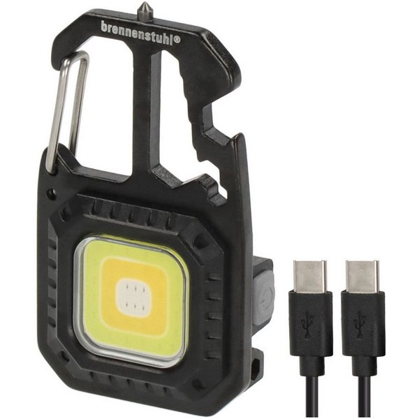 Brennenstuhl Arbeitsleuchte Mini LED Taschenlampe MTL 600 A, Ein-/Ausschalter, Nachtlichtfunktion, USB-Ladefunktion, LED fest integriert, rot, Kaltweiß, Warmwei