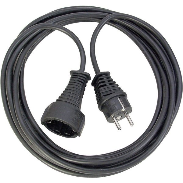 Brennenstuhl H05VV-F 3G1,5, 5 m Verlängerungskabel, Typ EF (Konturenstecker), (500 cm)