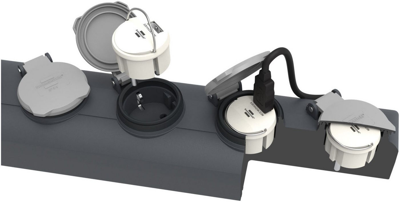 Brennenstuhl Steckdose Steckdoseneinsatz mit USB – Bild 3 von 5