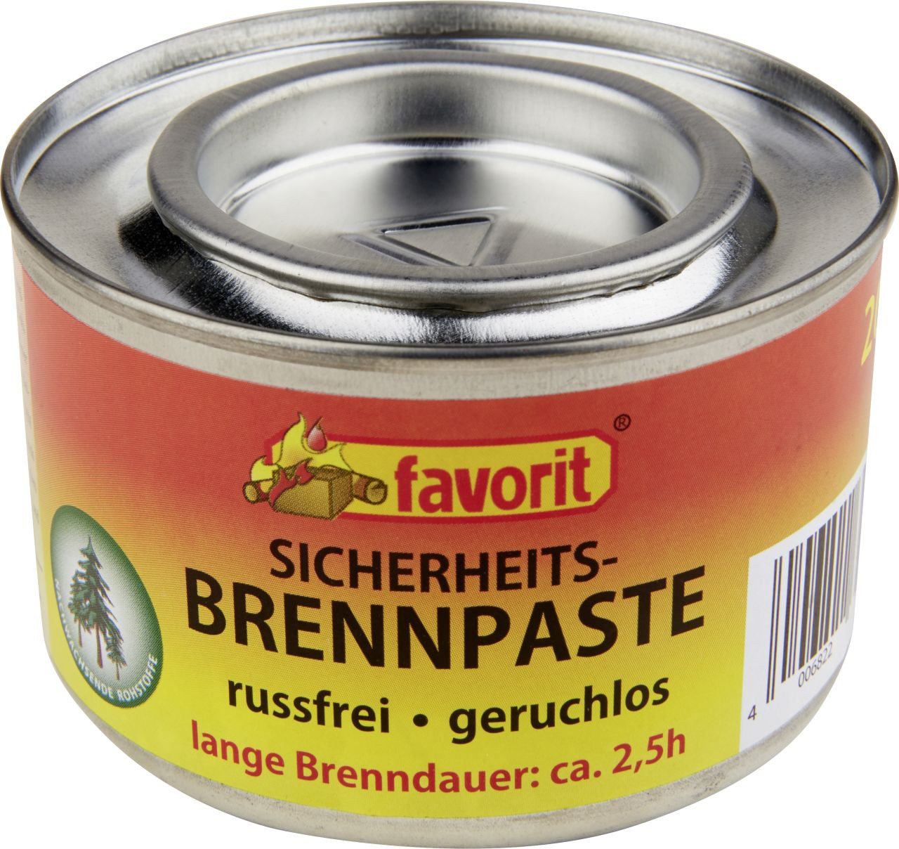 favorit Brennpaste Favorit Sicherheitsbrennpaste in der Dose 200 g, 0.2 l – Bild 2 von 2