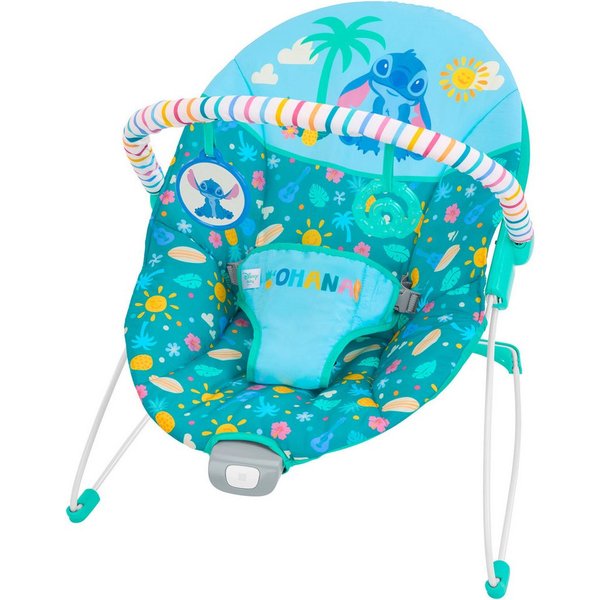 Bright Starts Babywippe Stitch Ohana Paradise Vibrating Bouncer