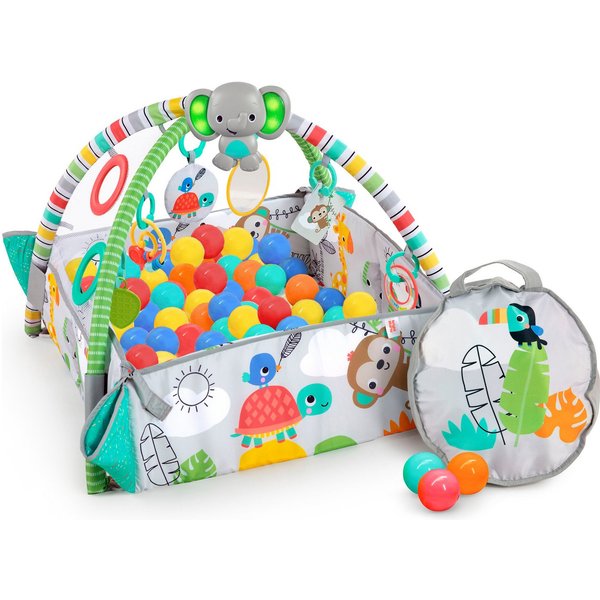 Bright Starts Spielbogen 5-in-1 Your Way Ball Play™ Activity Gym & Ball Pit - Totally Tropical™, mit Licht und Sound