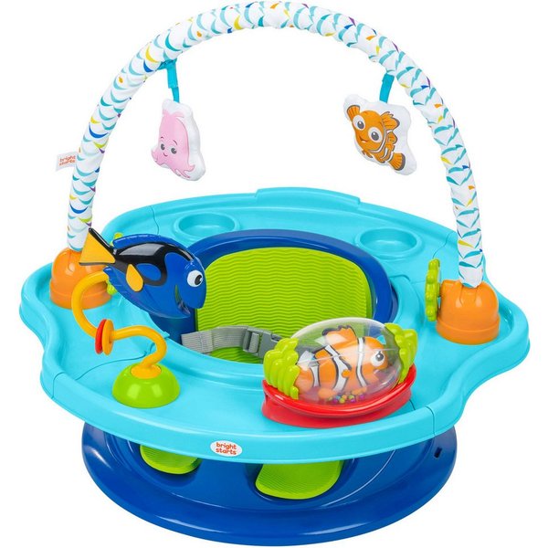Bright Starts Tischsitz Finding Nemo SuperSeat 3-in-1 Seat, Aktivitätssitz Verwendbar als Bodensitz mit Tablett oder Sitzerhöhung