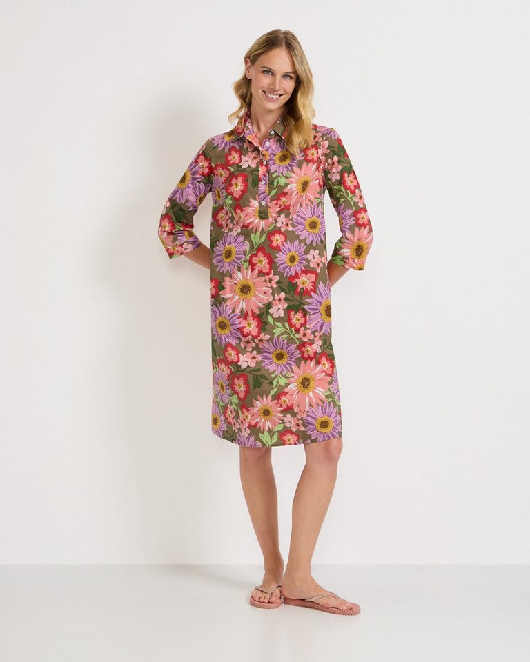Brigitte von Schönfels Hemdblusenkleid Kleid mit Blumendruck – Bild 4 von 5