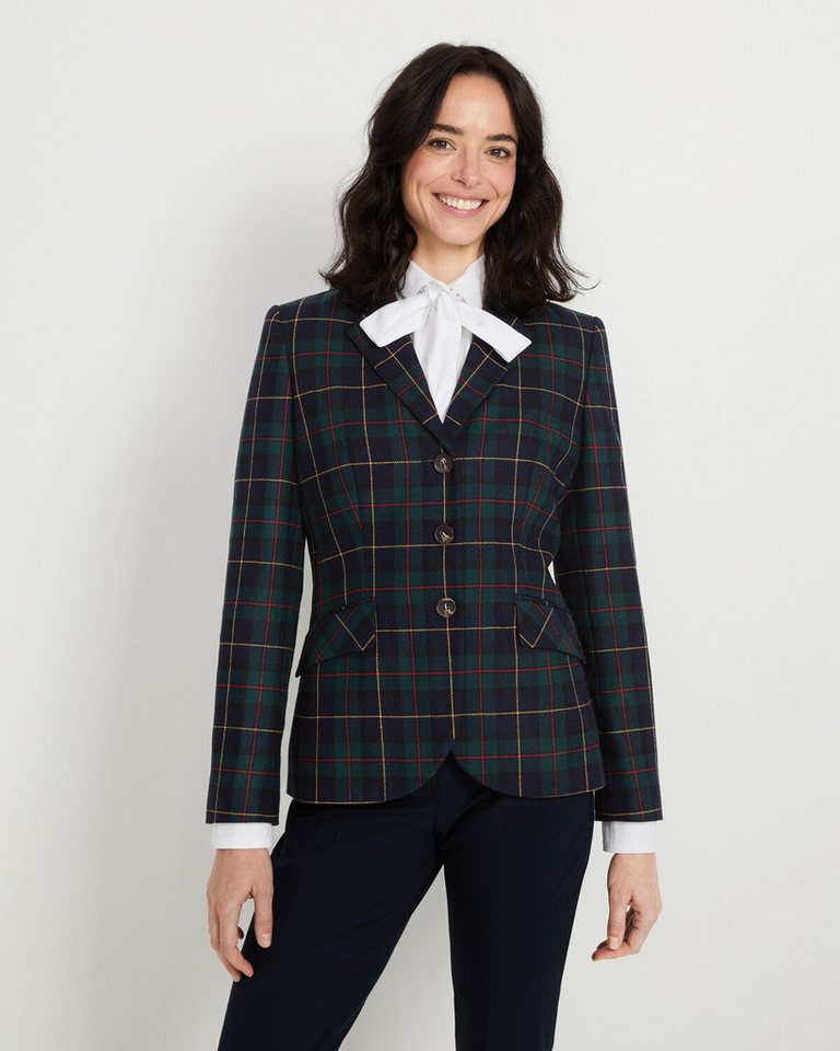 Brigitte von Schönfels Jackenblazer Karo-Blazer – Bild 4 von 5