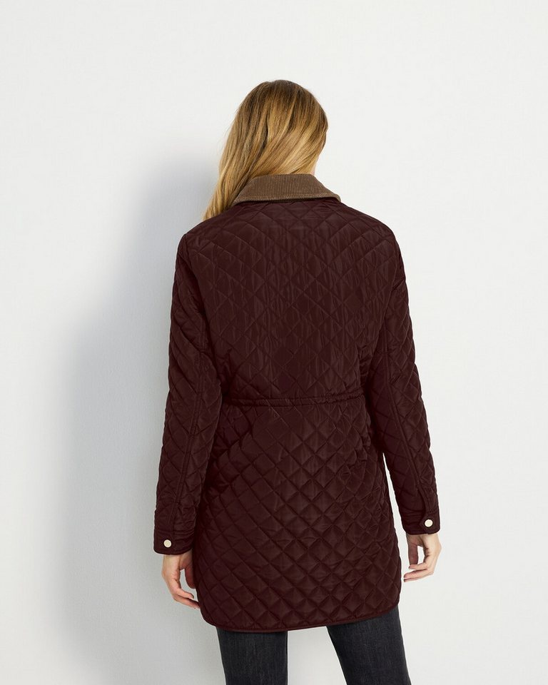 Brigitte von Schönfels Steppjacke Steppmantel mit Cordkragen – Bild 5 von 5
