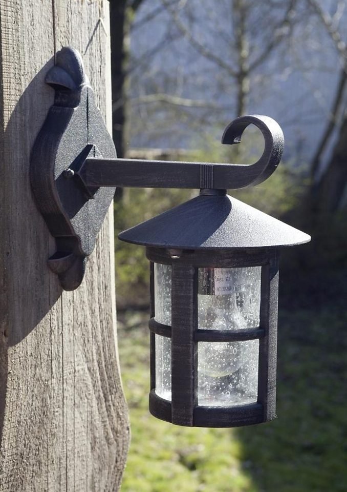 Brilliant Außen-Wandleuchte JORDY, ohne Leuchtmittel, 29cm Höhe, E27 max. 60W, LED geeignet, aus rostfreiem Edelstahl – Bild 2 von 2