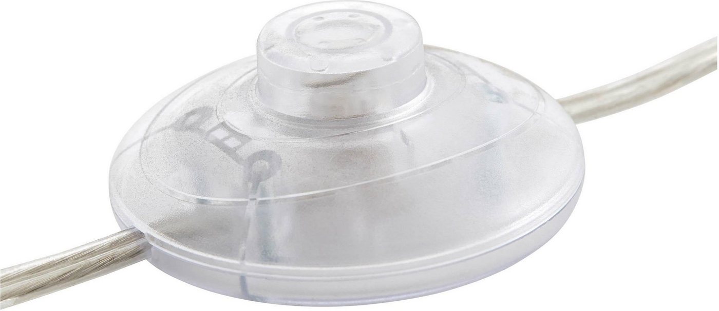 Brilliant Bogenlampe Clarie, ohne Leuchtmittel, 1,8m Höhe, E27 max. 60W, Stoffschirm, Metall/Textil – Bild 5 von 5